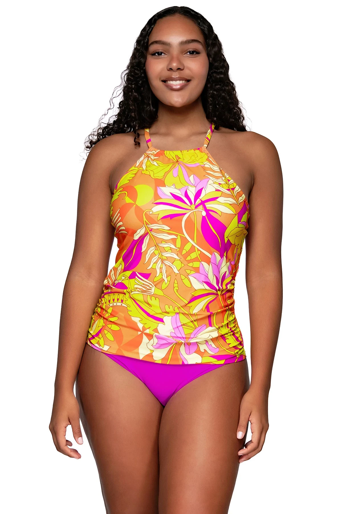 Harlow High Neck Halterkini Top 1 Harlow High Neck Halterkini Top