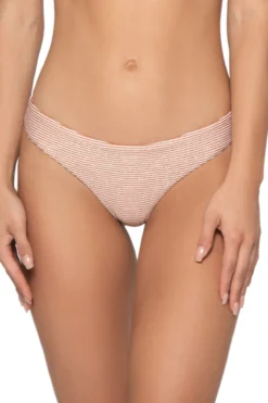 Ruched Brazilian Bikini Bottoms