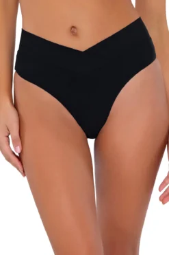 Delfina V Front High Waist Bikini Bottom
