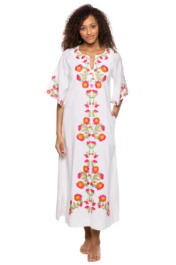 Charming Embroidered Caftan