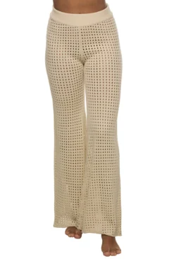 ELAN Crochet Wide Leg Pant