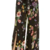 Johnny Was Ardella Butterfly Floral Pants