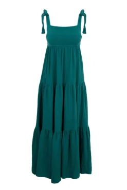 Marguerite Maxi Dress -Beachwear Threads DG221 Apparel Dress Lagoon Laydown
