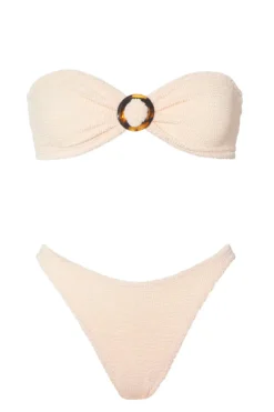 Flora Two Piece Bikini Set 7 Flora Two Piece Bikini Set -Beachwear Threads FLORA BIKINI Bikini Set Blush Laydown