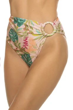 Tropicalia High Waist Bikini Bottom