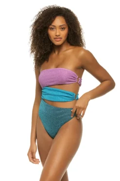 Isla Bandeau Cutout One Piece Swimsuit