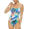 Coastal Palms Lingerie One Piece Swimsuit