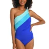 Island Goddess Mio Asymmetrical One Piece Swimsuit
