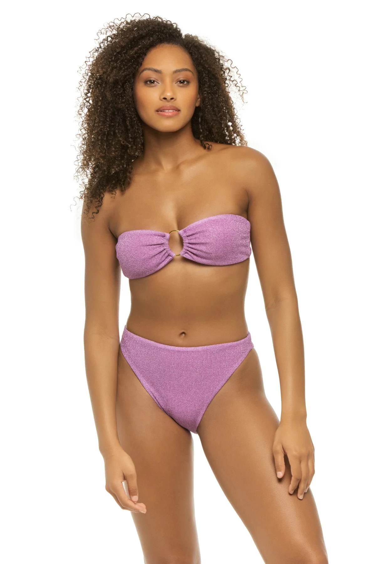 Nala Metallic Bandeau Bikini Top 1 Nala Metallic Bandeau Bikini Top