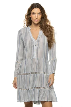 Button Up Mini Dress