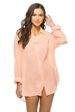 Miss You Oversized Shirt Dress