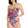 Bold Rush Molded Bandeau Tankini Top