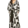 Rosa Flintstone Long Caftan