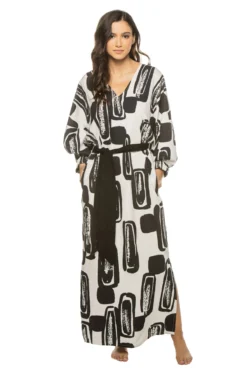 Rosa Flintstone Long Caftan