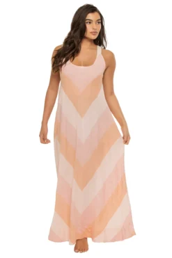 Chevron Maxi Dress