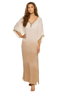 Samira Ombre Beaded Caftan