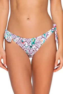 Poppy Tie Side Hipster Bikini Bottom