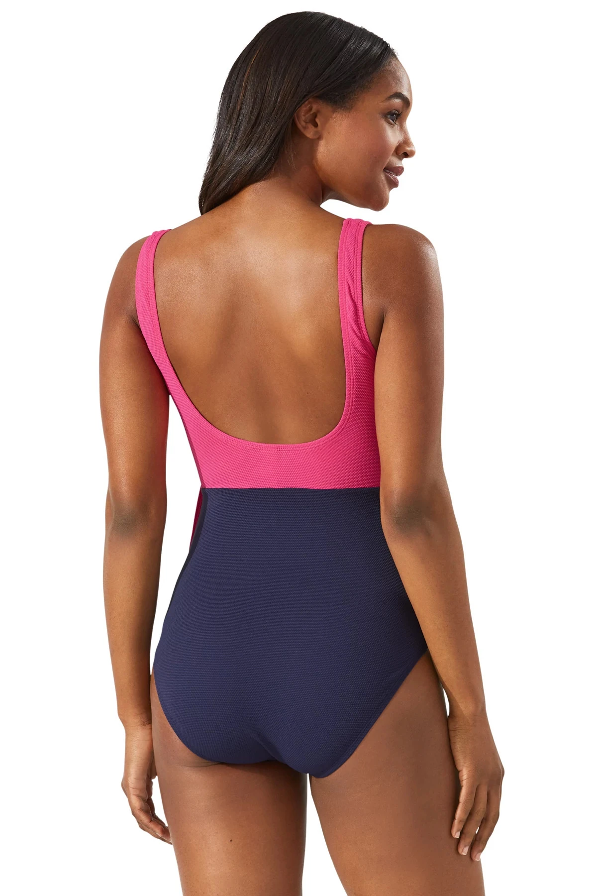 Tommy Bahama Color Block Wrap Front One Piece Swimsuit 2 Tommy Bahama Color Block Wrap Front One Piece Swimsuit - Image 2