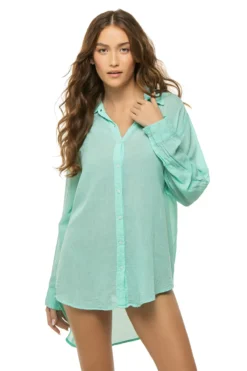 Destinations Oversized Shirt Dress