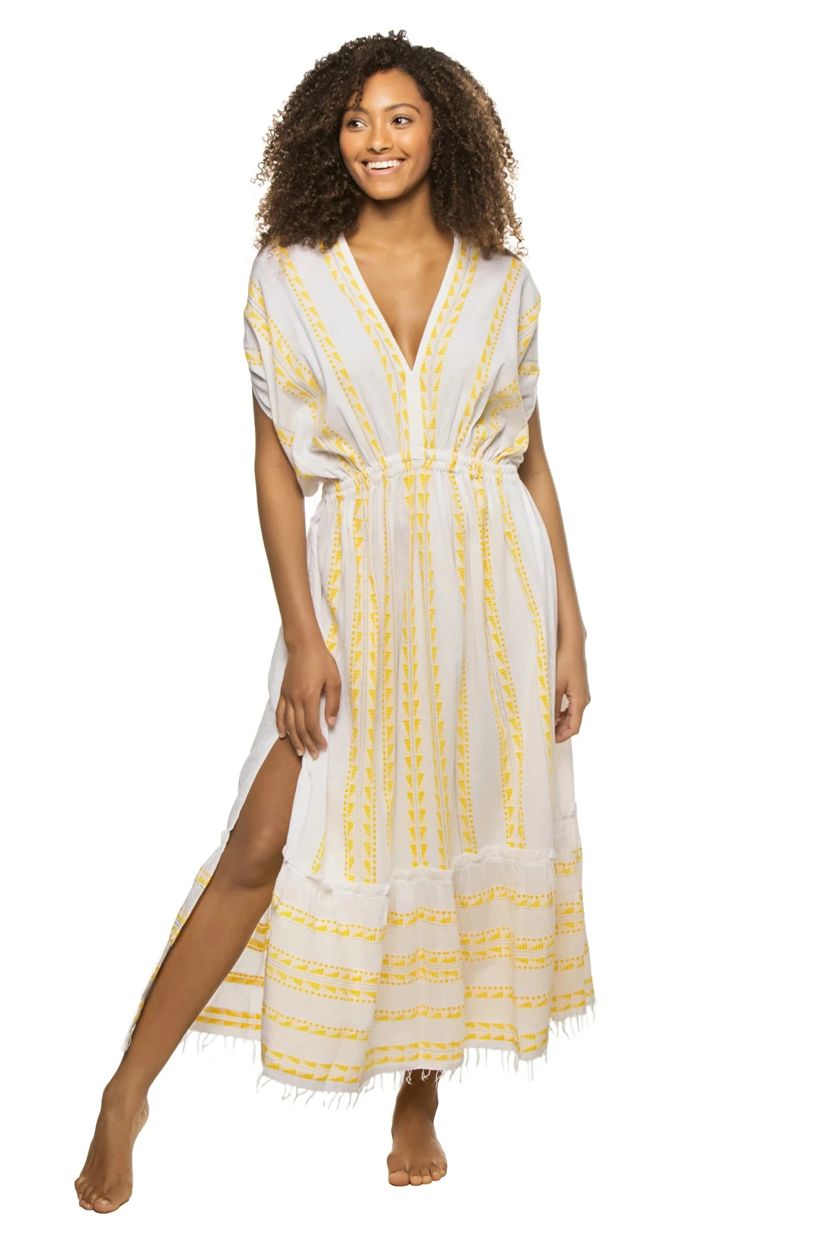 Abeba Plunge Midi Dress 1 Abeba Plunge Midi Dress