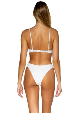Beachwear Threads -Beachwear Threads U960TOPTWH Bikini Top Optic White Back