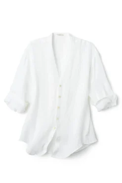 EBW X Vitamin A Shirt Dress 7 EBW X Vitamin A Shirt Dress -Beachwear Threads VIT WHITE ECOGA Shirt20Dresses Laydown 91852