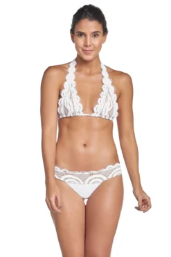 Crochet Lace Halter Bikini Top