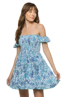 Aurora Off Shoulder Mini Dress