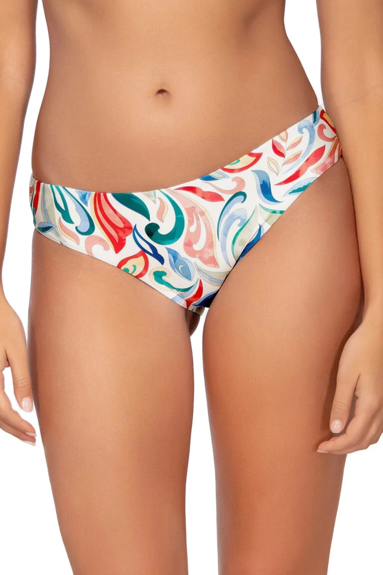 Beachwear Threads -Beachwear Threads L724BSISWI Bikini Bottom Sicilian Swirl Front 768x1152 1
